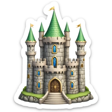 elf castle sticker