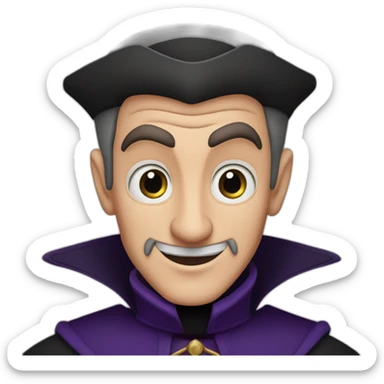 Villain Claude frollo sticker