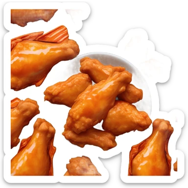 Buffalo chicken sticker