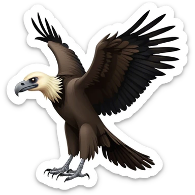 Vulture WINGS WIDE OPEN sticker