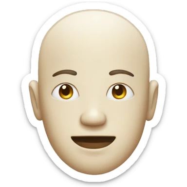 computer with asian face sticker