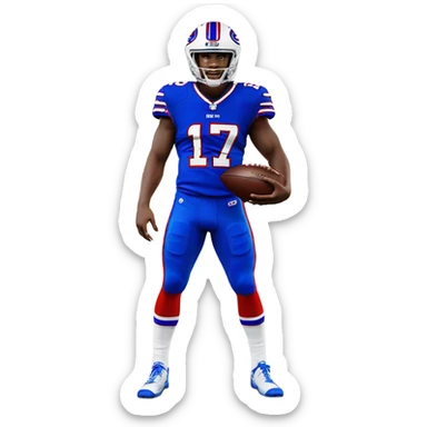 Josh Allen buffalo bills sticker
