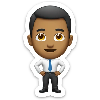 finance bro full body sticker