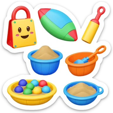sand toys sticker