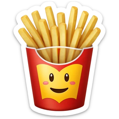 Mcdonald's fries  sticker