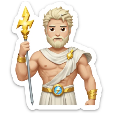 Zeus, God of Sky from Olympus Gods sticker