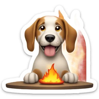 this is fine meme sticker