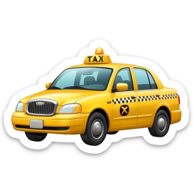 taxi cab sticker