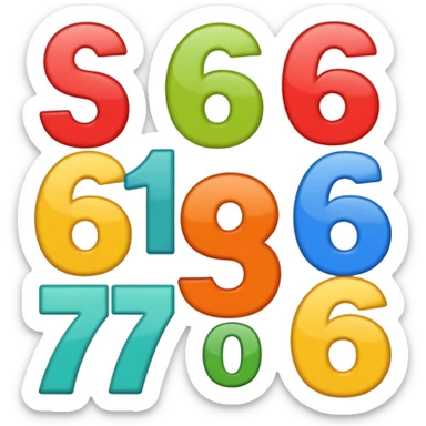 Do a meme six seven  sticker