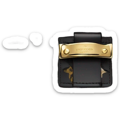 Black Louis Vuitton purse  sticker