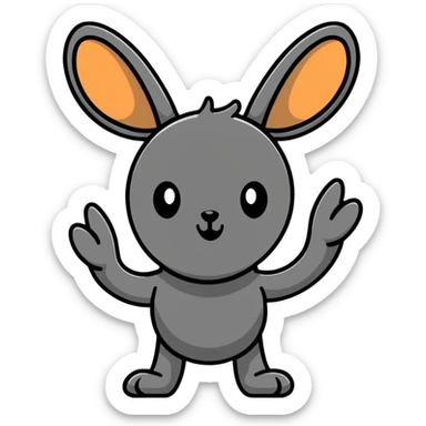 overwhelmed character with steam coming out of ears sticker