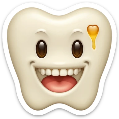 teeth strait sticker