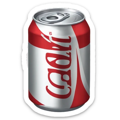diet coke can sticker