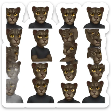 panther meme sticker
