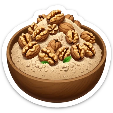 powdered walnuts sticker