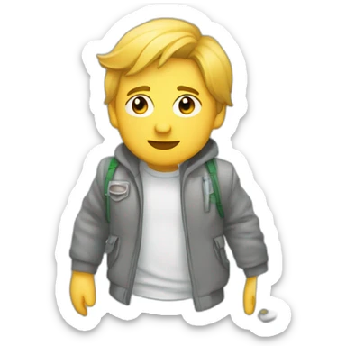 Yo buscando boletos de avion baratos sticker