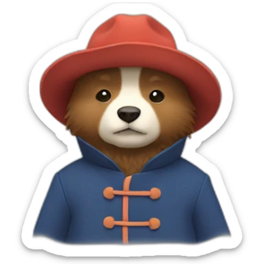 japanese-paddington sticker