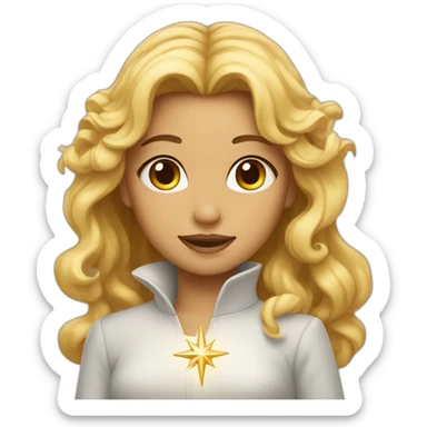 heavenly girl star sticker