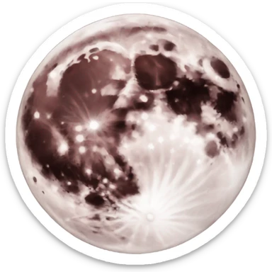 burgundy 🌕 sticker