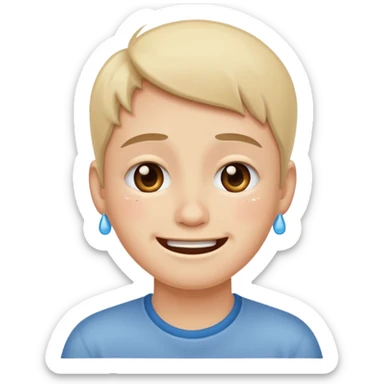 Feliz y triste sticker