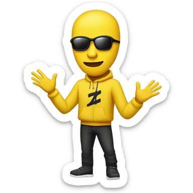 Give me a yellow skin regular emoji just like this 🙎‍♂️ except he has a ski mask on and is doing a money spread  sticker