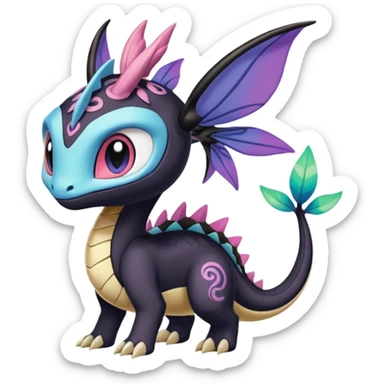 Meloetta-Cresselia-Palkia-Spyro-Toothless-Stitch-Fakémon-creature-hybrid sticker