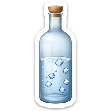 bouteille de vodka sticker