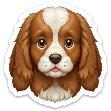 A Cocker Spaniel dog sticker