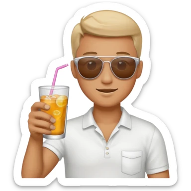 tatoo guy drink holders with sunglass sticker