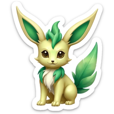 Shiny Exotic Sprigatito-Leafeon-Hybrid-Creature sticker