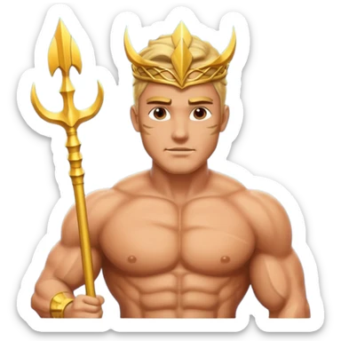 atlantis man OF THE SEA sticker