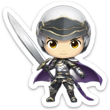 Blade man from honkai star rail sticker