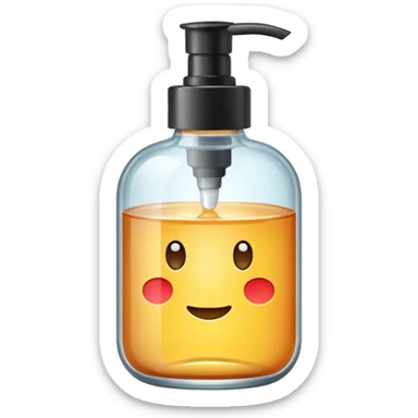 skincare bottle sticker