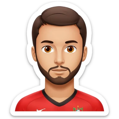Rafa Silva, Portuguese footballer in red jersey sticker