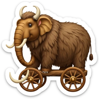 Mammoth car sticker