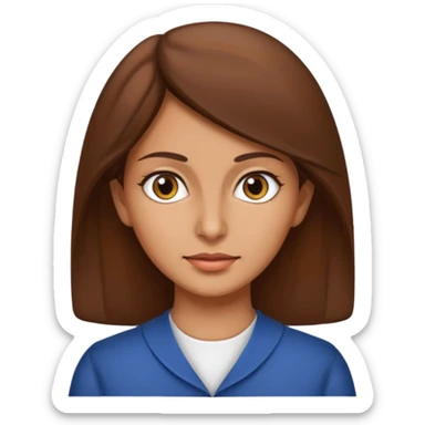 Portrait of a female Iranian civilian with a neutral expression 1980 sticker