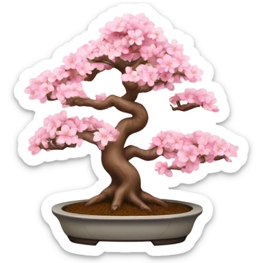 sakura bonsai tree sticker