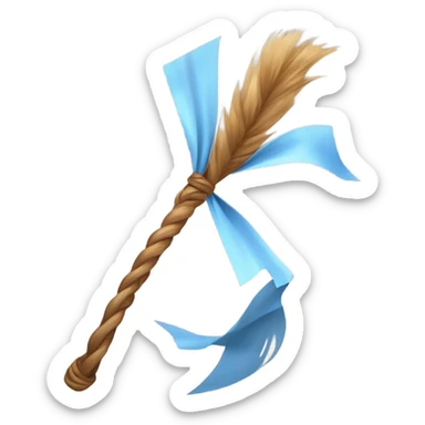  A sharp gust of wind cutting through the air in a blade-like form sticker