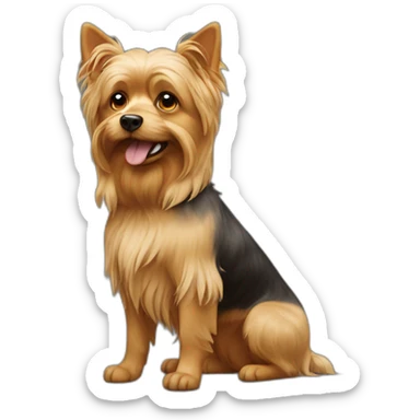 yorkshire dog sticker