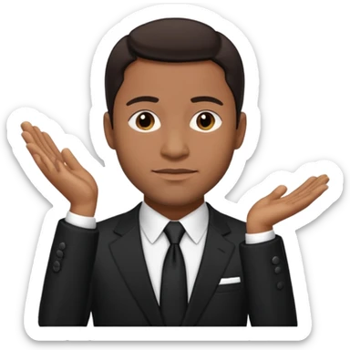 Andre Rison (b.1967) with dark brown hair, black suit sticker