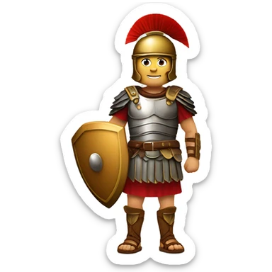 Roman Legionnaire with Shield sticker