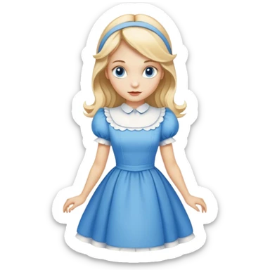 Alice in wonderland  sticker