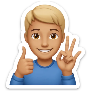 El hareketi olan nah sticker