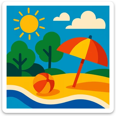 summer sticker