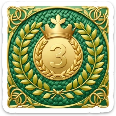 The number that took 23rd place was decorated with an imperial laurel wreath sticker