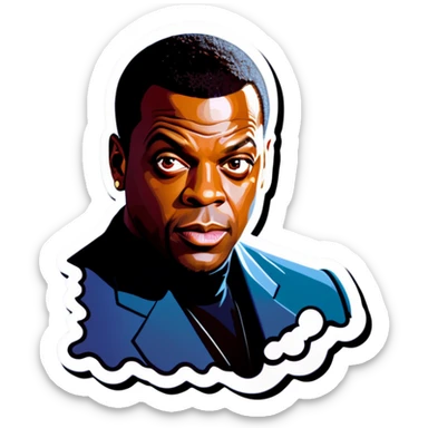 Chris Tucker in the 5th element  sticker