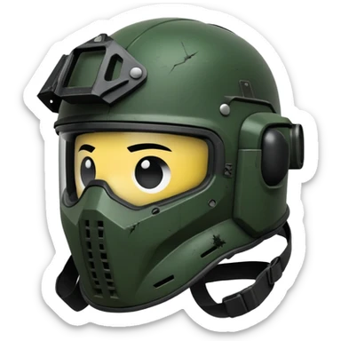 helmet inspired by Killa from Escape from Tarkov sticker