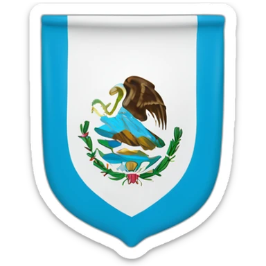 Guatemalan flag sticker