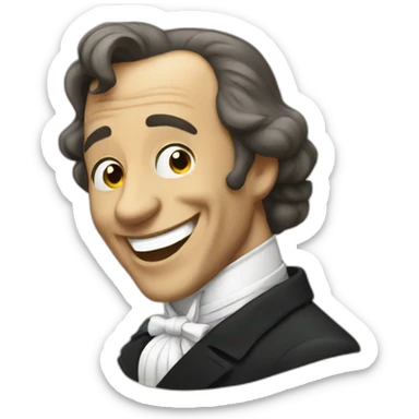 chopin laugh sticker