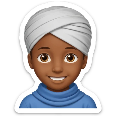 Somalian child sticker